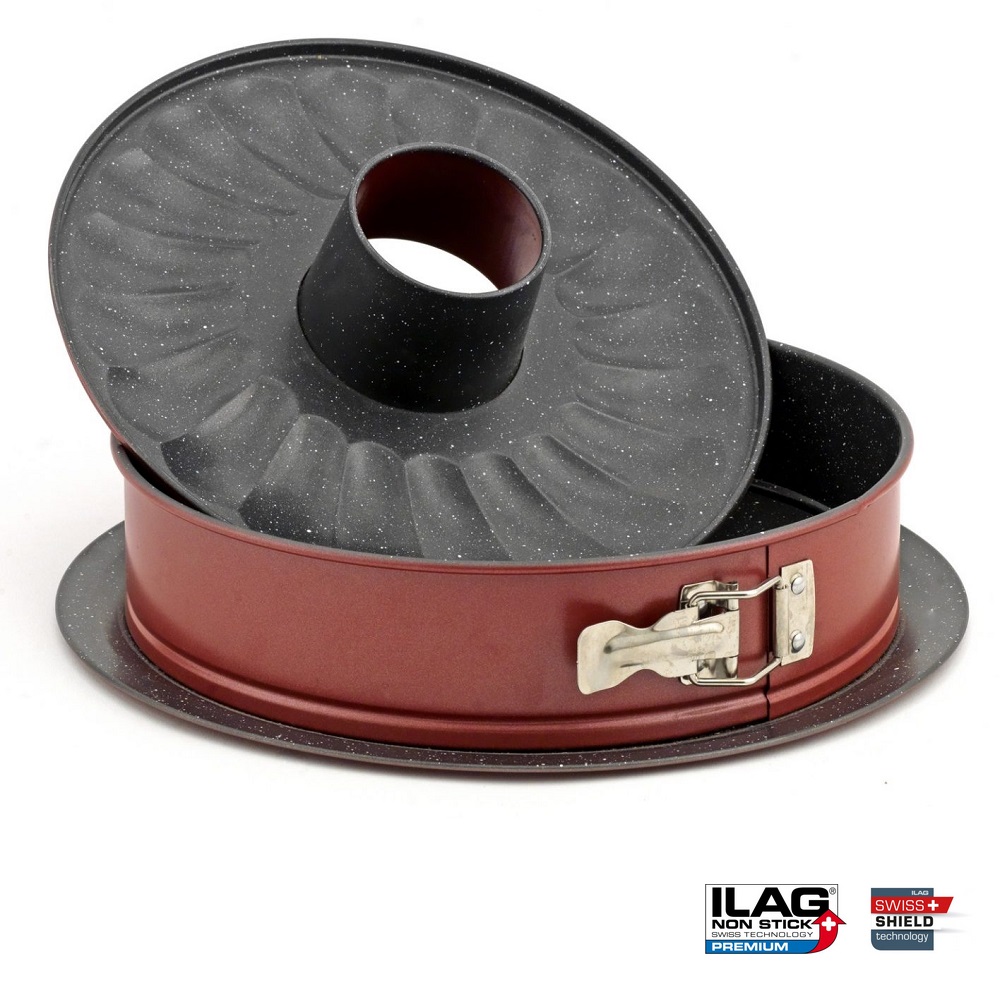 Φόρμα Λυόμενη No26 Από Ανθρακούχο Χάλυβα Αντικολλητική Με Μεγάλο Πάτο 3τμχ Iris Granite Keystone 03.61.26 - 2