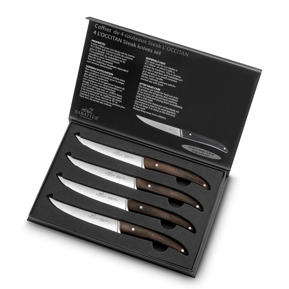 Μαχαίρια Φιλέτου - Steak 4 τεμαχίων 12cm Ανοξείδωτα L'occitan Sabatier 901080 - 2
