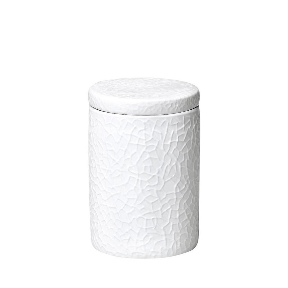 Δοχείο Πορσελάνης Με Καπάκι "Τσαλακωμένο" Ø11xH16cm Espiel WEM707