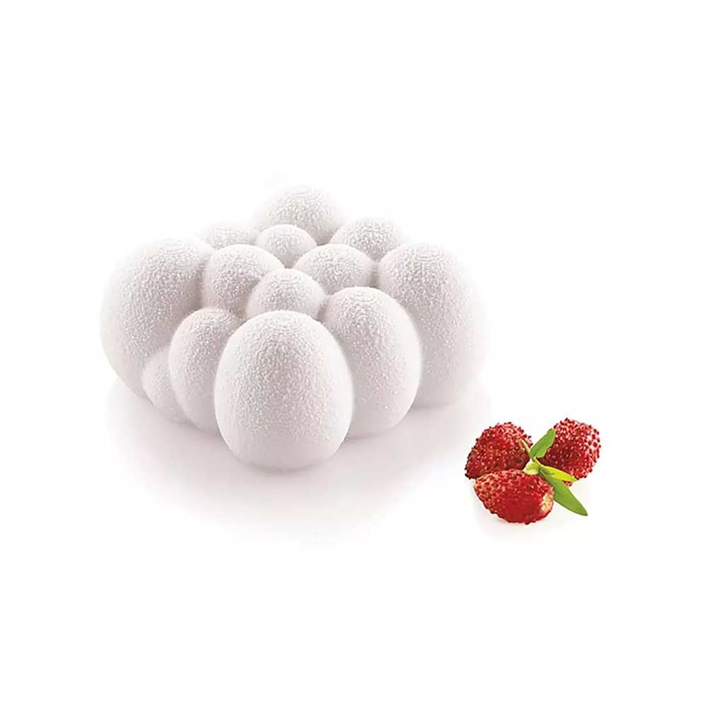 Φόρμα Σιλικόνης Platinum 6 Θέσεων 71x71x34mm 120ml Cloud 120 Silikomart 36.274.87.0065 - 3