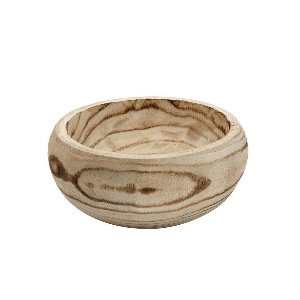 Μπολ Ξύλινο Μπέζ Φ17xH8cm Espiel XYP229 - 1