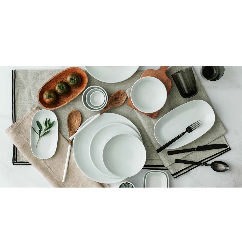 Πιάτο Πορσελάνης Ρηχό Λευκό Φ25cm Coupe EO Gural 52.84006 - 2