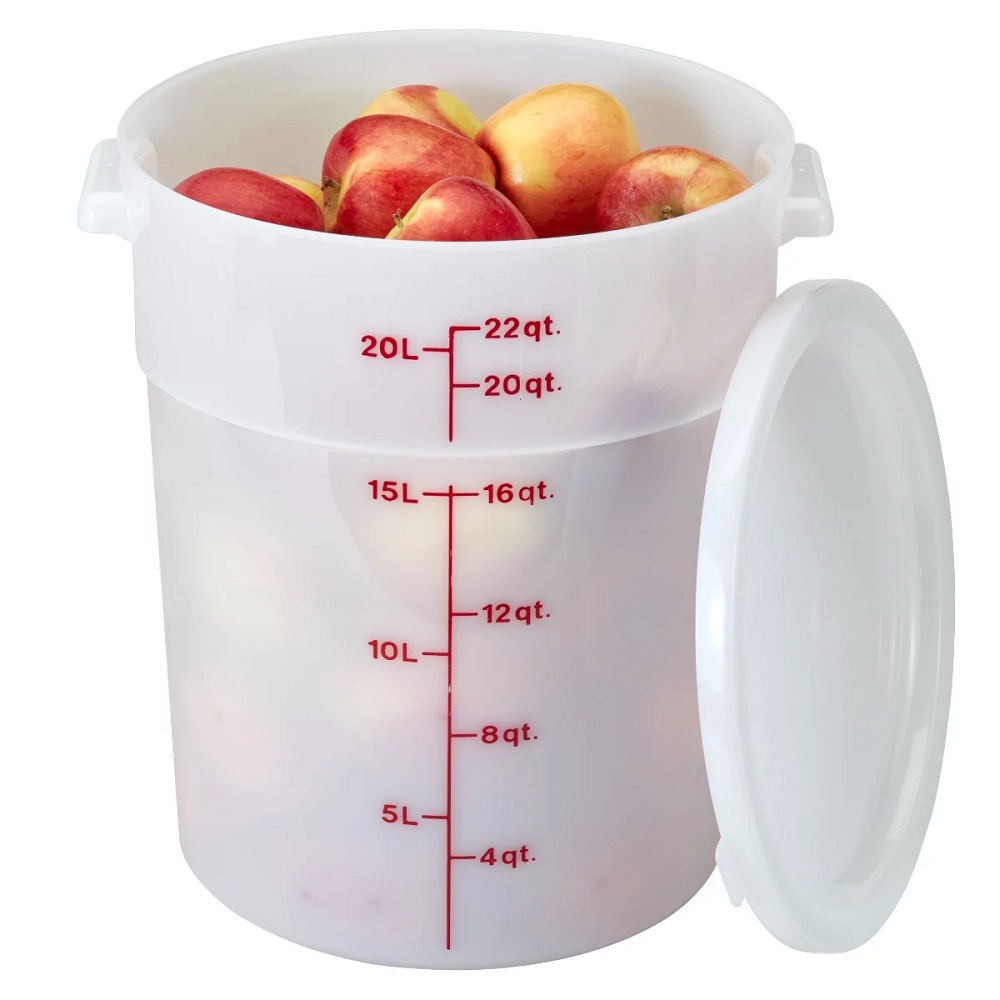 Δοχείο Στρογγυλό PP 20,8Lt Φ34,06xH37,5cm (Χωρίς Καπάκι) RFS22PP190 Cambro 92.00731 - 2