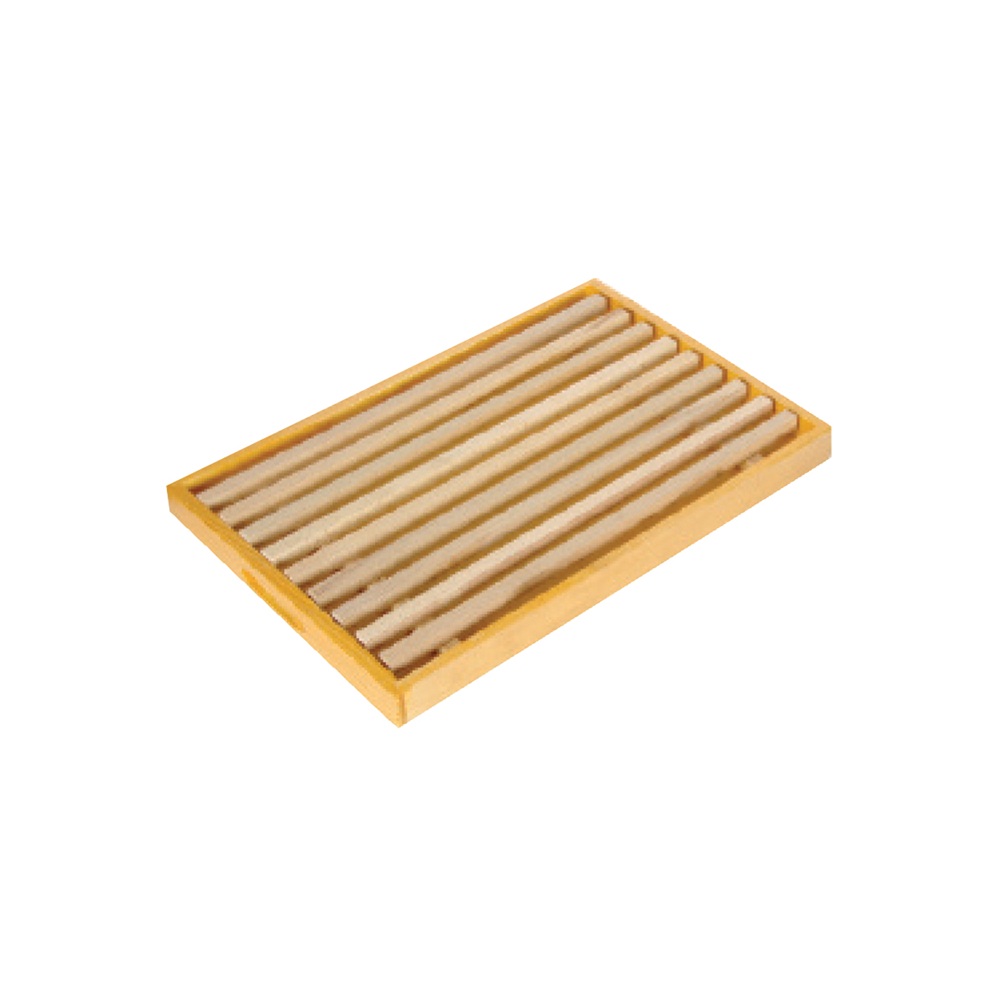 Σανίδα Ξύλινη Ψωμιού με Σχάρα 50x35x5cm Novatex 01-005 - 
