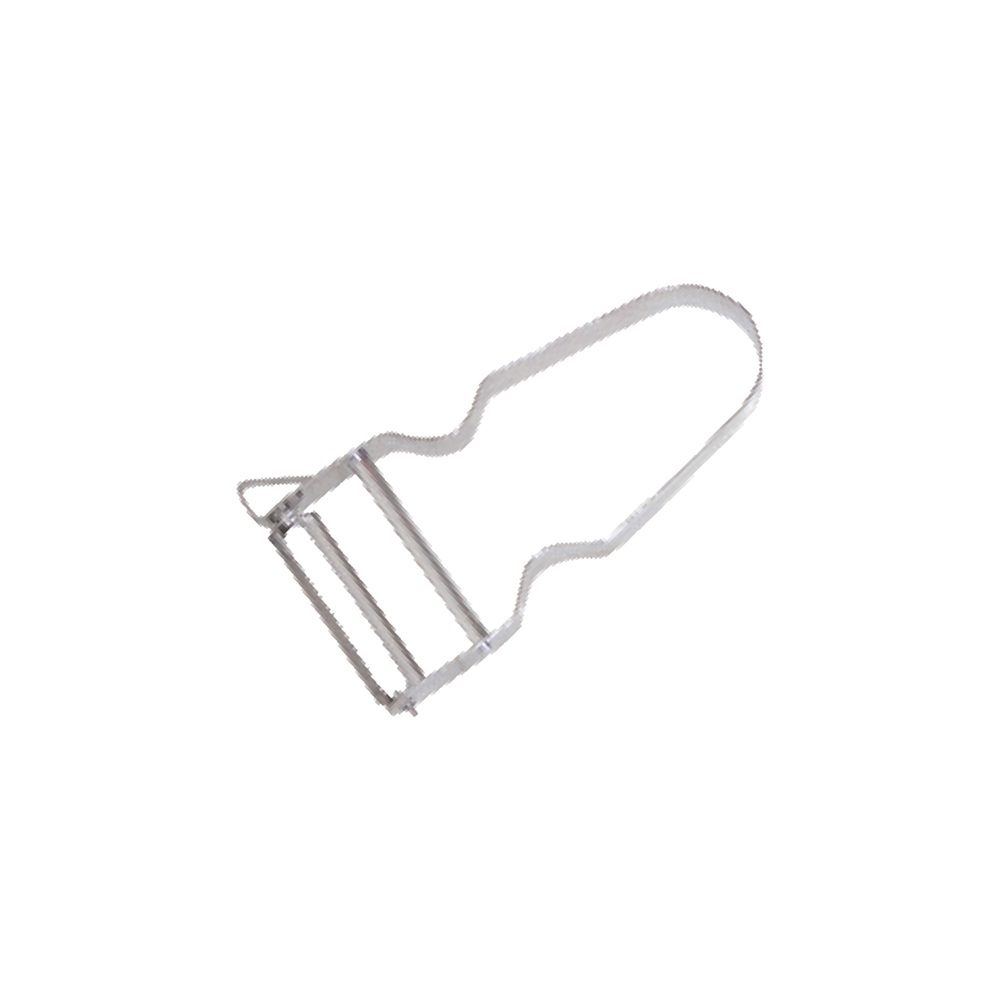 Αποφλοιωτής U Τύπου Πέταλο Inox 5x11cm Ανοξείδωτος Novatex 05-824 - 