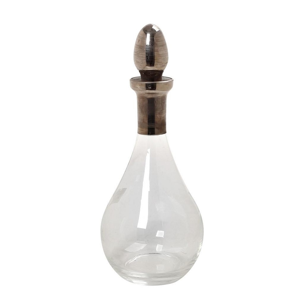 Καράφα Γυάλινη 1600ml Φ13xH36cm Πλατίνα Luxe Espiel RAB302