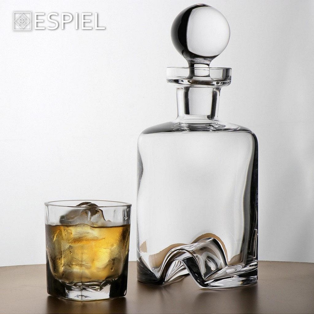 Ποτήρι Γυάλινο Ουίσκι 280ml Ø8,5xH10,1cm Geo Espiel STE5030 - 2