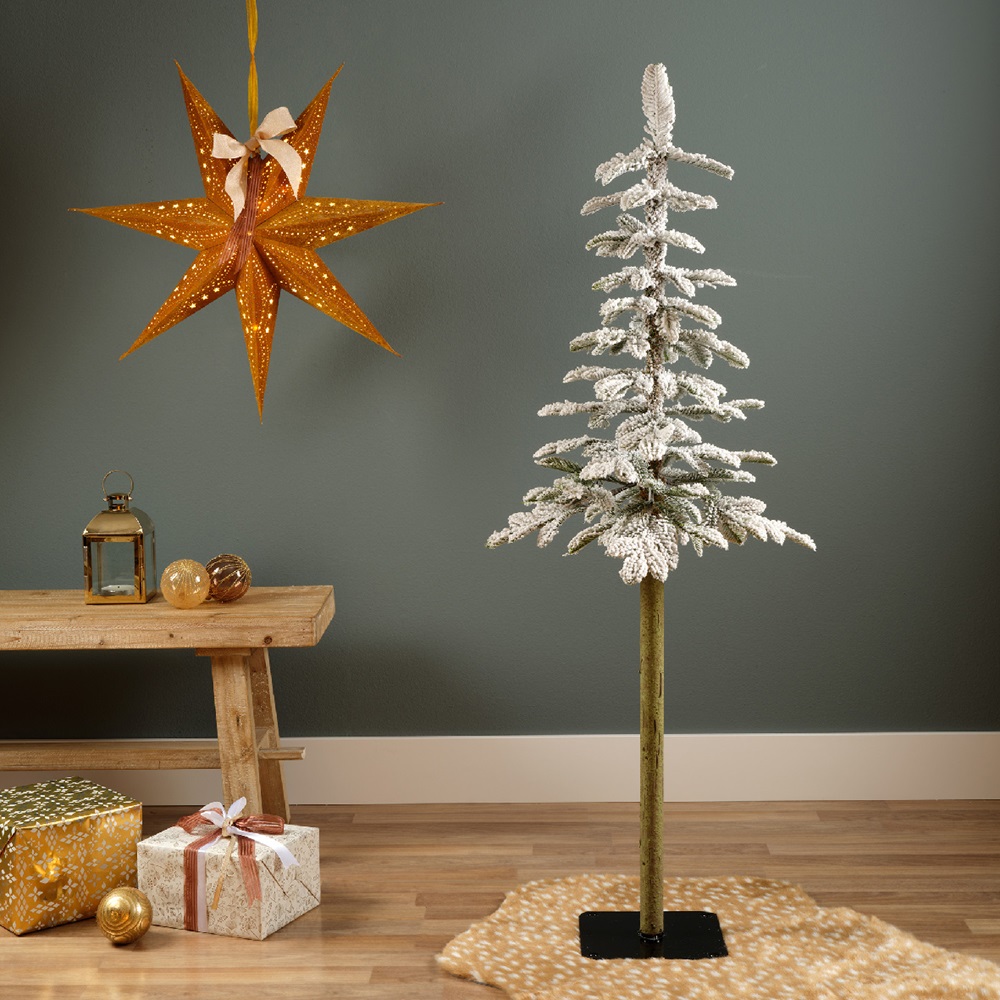 Χριστουγεννιάτικο Δέντρο Everlands Snowy Alpine Fir 150εκ με Μεταλλική Βάση – 232 Tips Everlands 680080 - 4