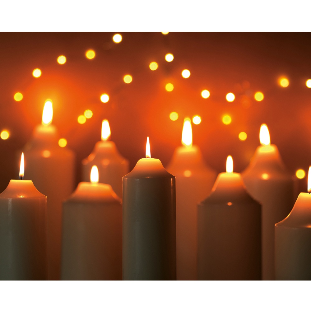 Ιβουάρ Εκκλησιαστικό Κερί Παραφίνης 7.5x25εκ | 110 Ώρες Καύσης | Αυτοσβενόμενο Kaemingk 205715 - 2