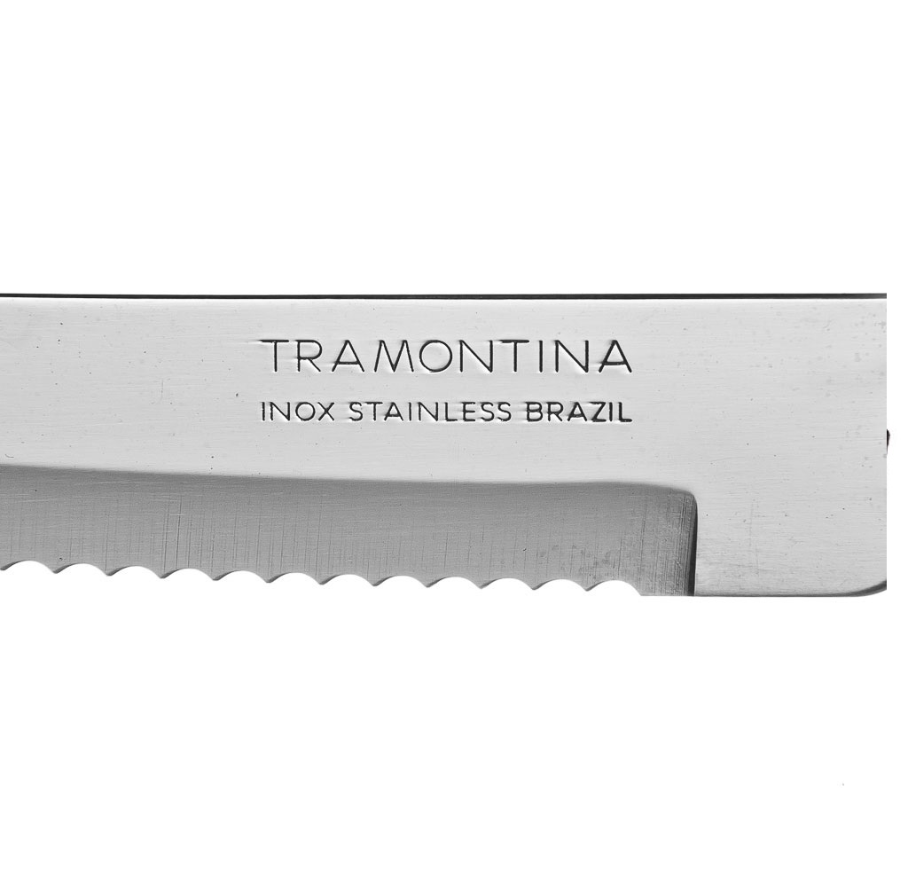 Μαχαίρι Steak Ανοξείδωτο 12,5cm Σετ 2 τμχ Tradicional Tramontina 22200/205 - 2