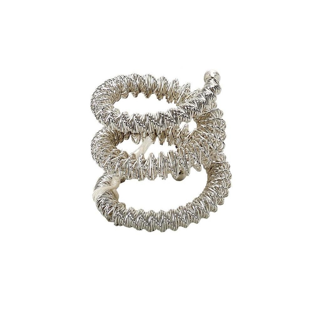 Δαχτυλίδι Πετσέτας Σιδερένιο Ασημί Ø5 εκ. ESPIEL YRA101K6 - 