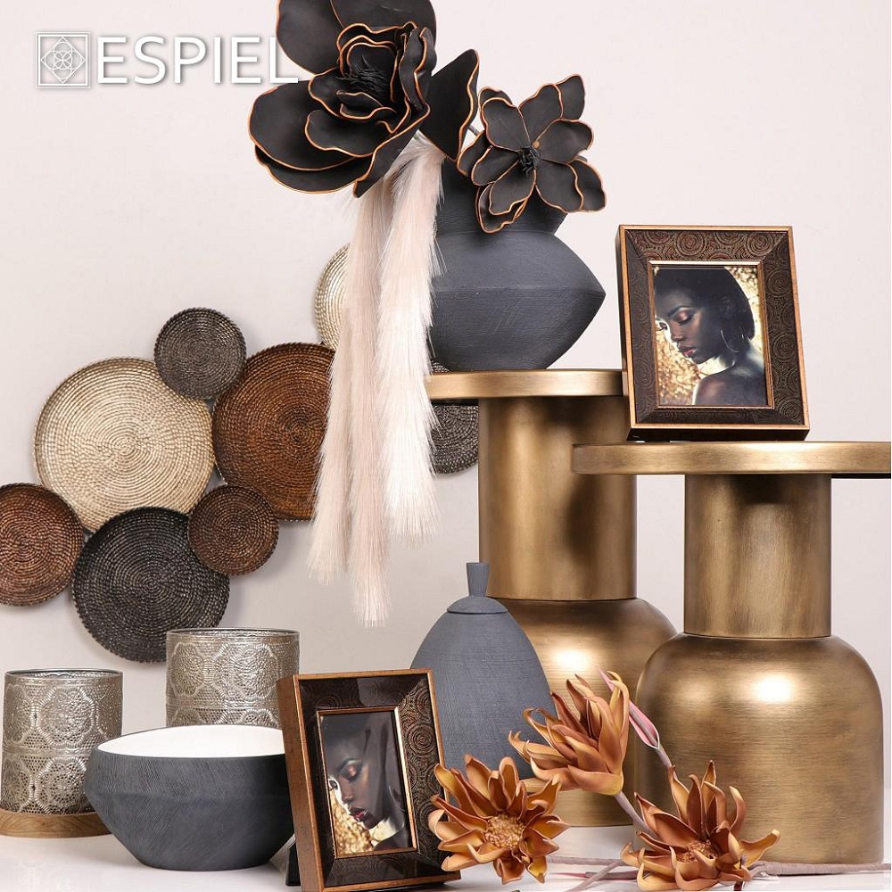 Κορνίζα Polyresin 13x18cm Καφέ 18,5x3,5xH23,5cm Luxe Espiel MAF120 - 2