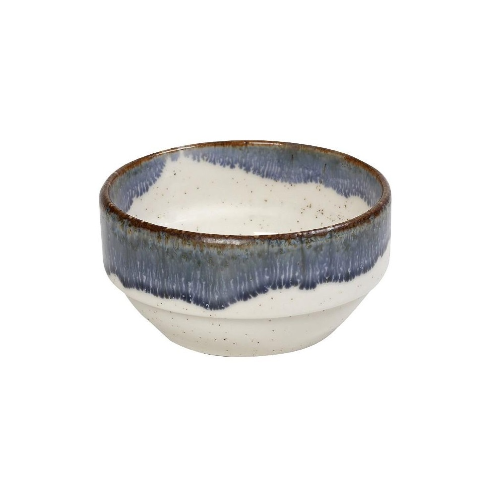 Μπολάκι - Ντιπάκι Πορσελάνης Στρογγυλό Ø10xH5cm Blue Essentials Espiel OWR116 - 