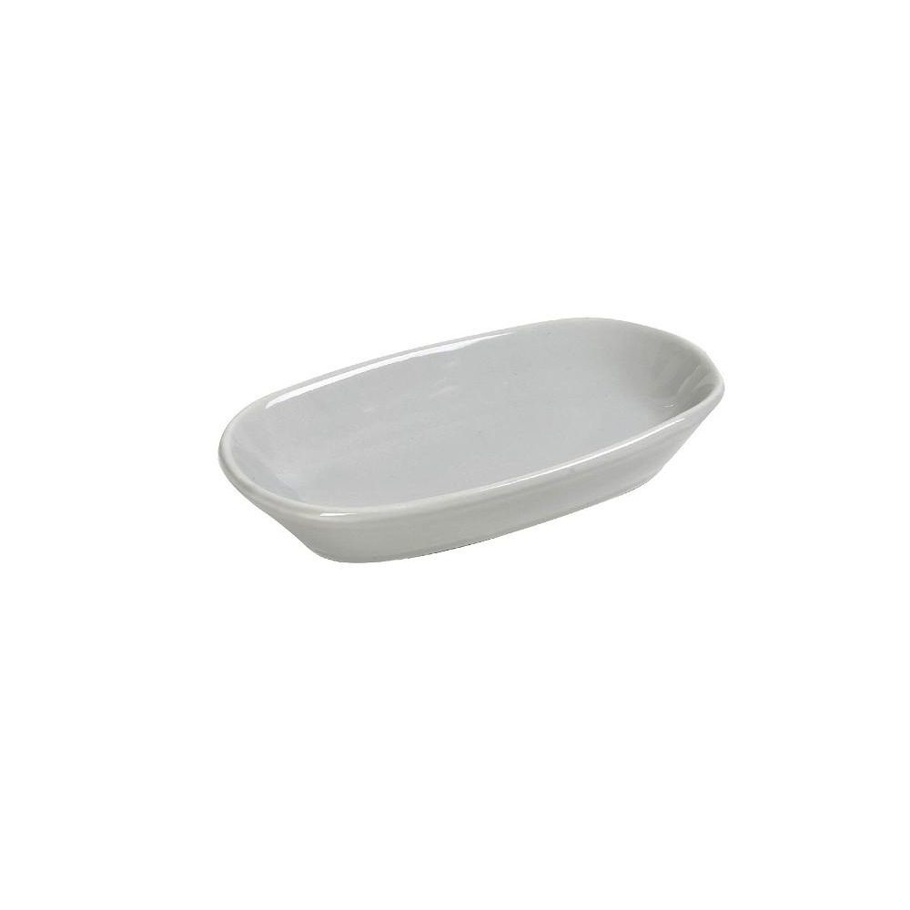 Πιατελάκι Πορσελάνης Ορθογώνιο 12x7xH2cm Light Grey Essentials Espiel OWA111 - 1