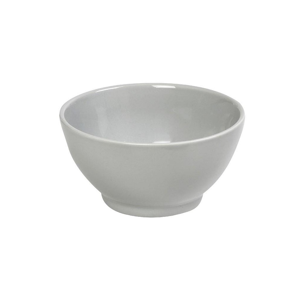 Μπολάκι-Ντιπάκι Πορσελάνης Στρογγυλό Κουπ Ø10xH6cm Light Grey Essentials Espiel OWA119K6 - 