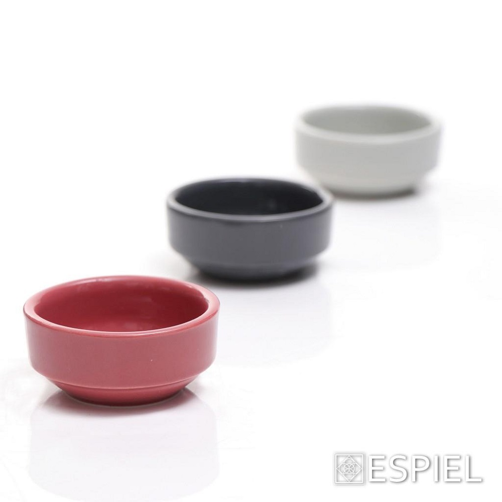 Μπολάκι-Ντιπάκι Πορσελάνης Στρογγυλό Φ6xH3cm Pomegranate Essentials Espiel OWD115K24 - 2