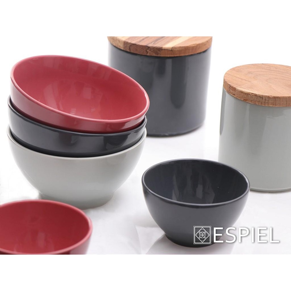 Μπολ Πορσελάνης Στρογγυλό Κουπ Ø14xH7,5cm Pomegranate Essentials Espiel OWD121 - 3