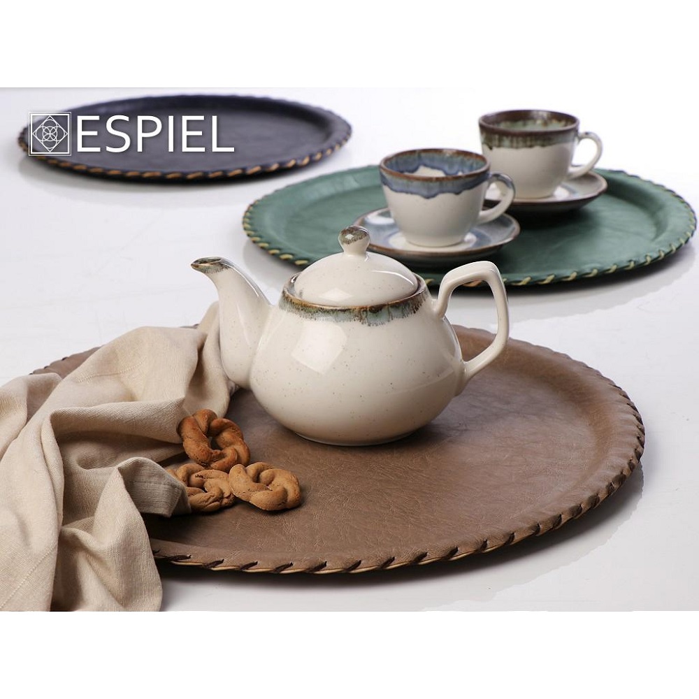 Τσαγιέρα 850ml Πορσελάνης 21x17xH15cm React. Green Essentials Espiel OWP108K1 - 3