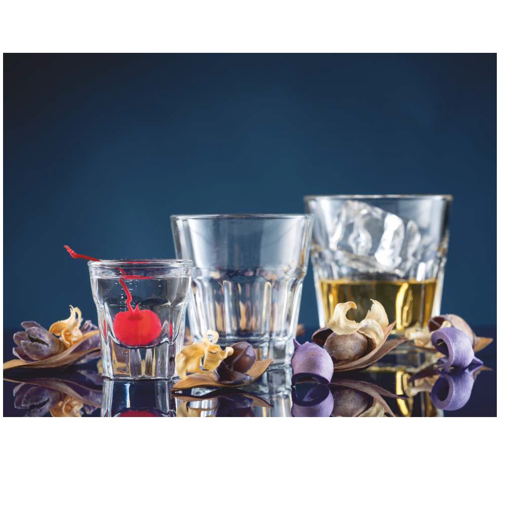Ποτήρι Νερού Γυάλινο Διάφανο 270ml Ø7,7xH12cm Marocco Uniglass 51032 - 2
