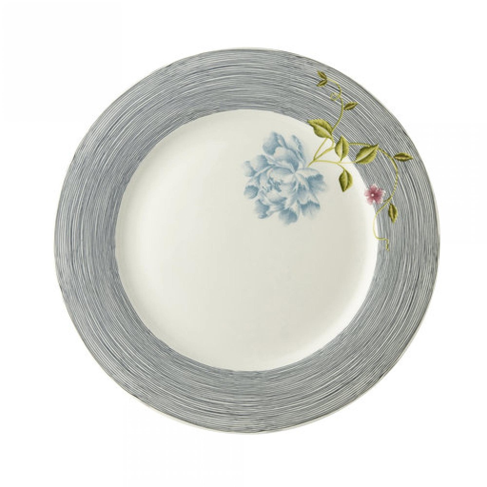Πιατέλα Πορσελάνης New Bone China 30 εκ. Laura Ashley Heritage Midnight Pinstripe Uni LA180461 - 