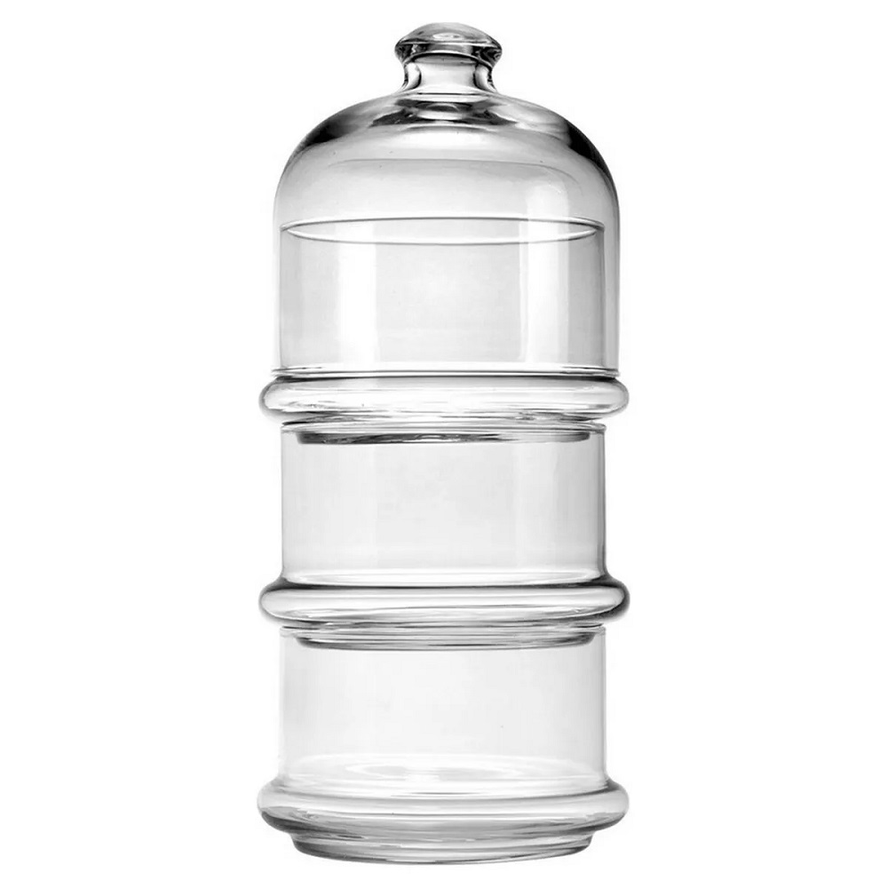 Ορντερβιέρα Γυάλινη 3ον Επιπέδων(3x505ml) Φ11,8xH26,1cm Villa Patisserie Pasabahce SP96815K1 - 