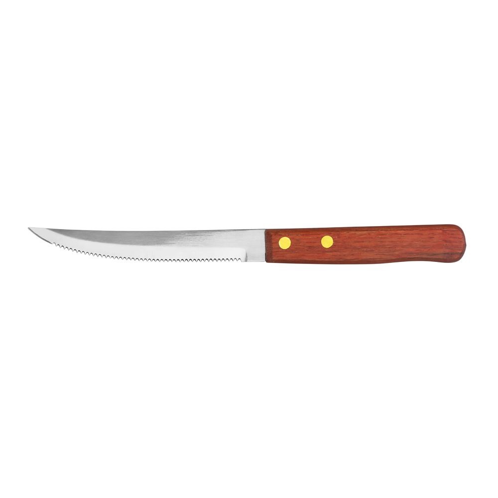 Μαχαίρι Steak 11cm Ανοξείδωτο Οδοντωτό Με Ξύλινη Λαβή GTSA 38-2913 - 