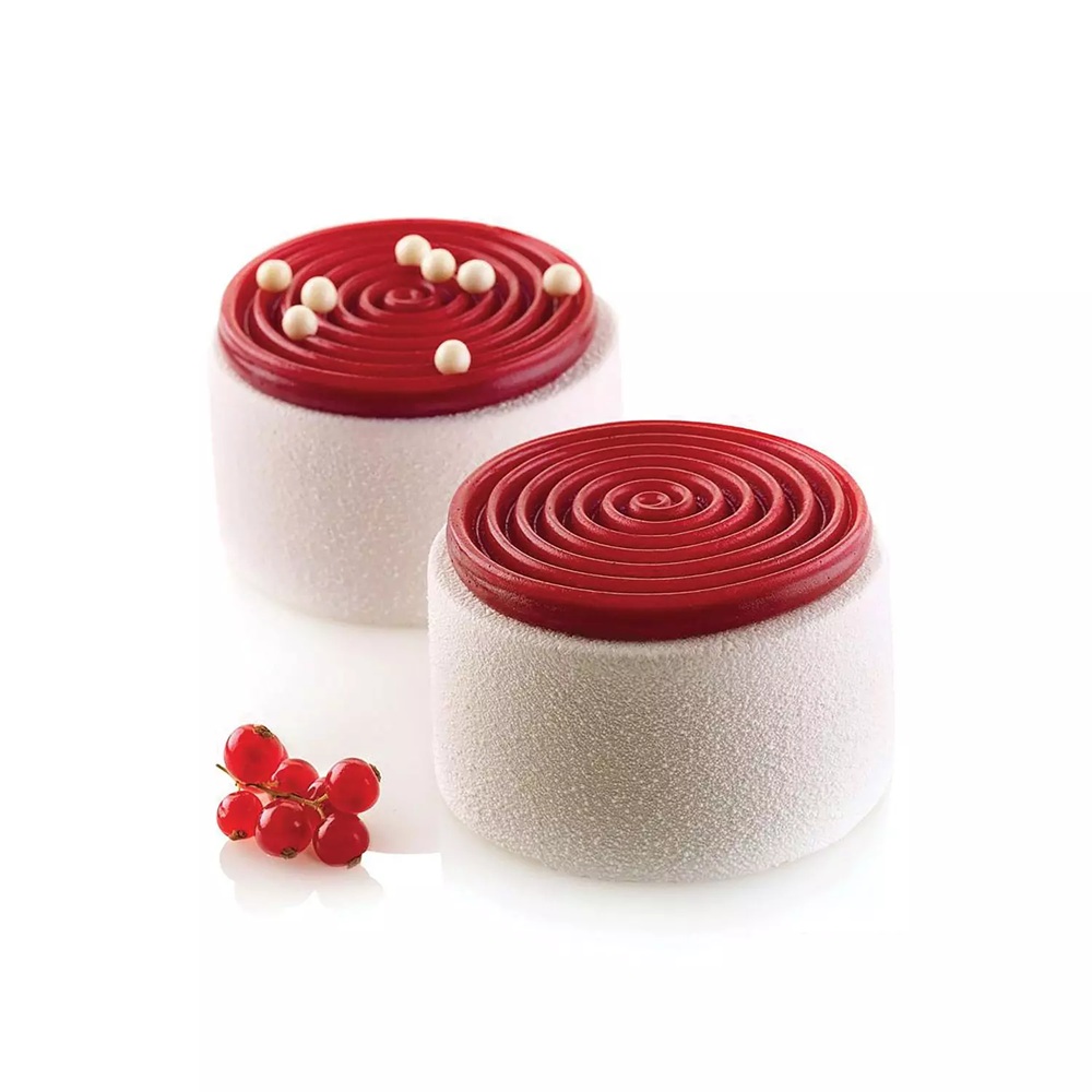 Φόρμα Σιλικόνης Platinum 6 Θέσεων Ø75x8mm 28ml Tourbillon 28 Silikomart 36.230.87.0065 - 3