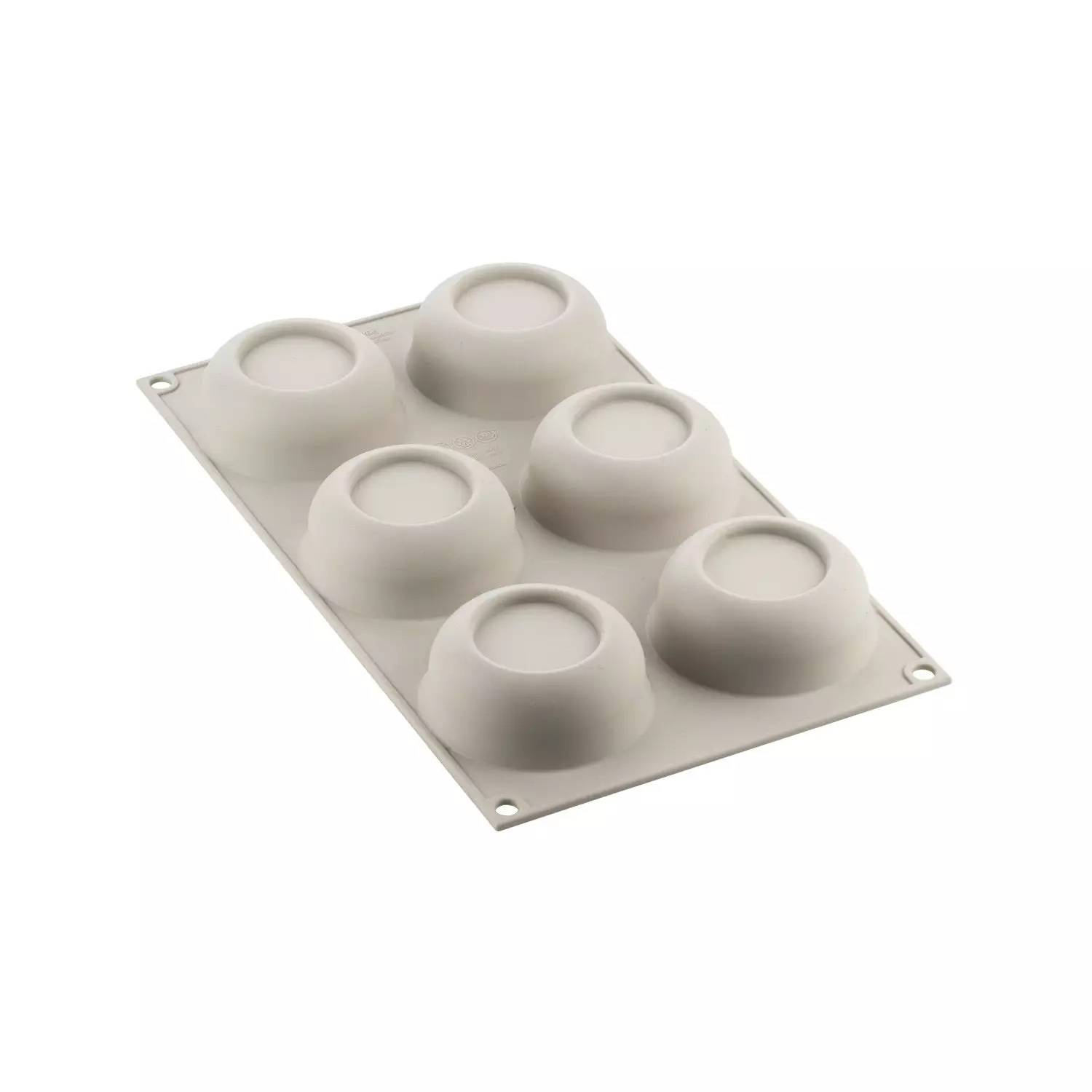 Φόρμα Σιλικόνης Platinum 6 Θέσεων Ø70x30mm 90ml Mini Dot Silikomart 26.265.13.0065 - 2