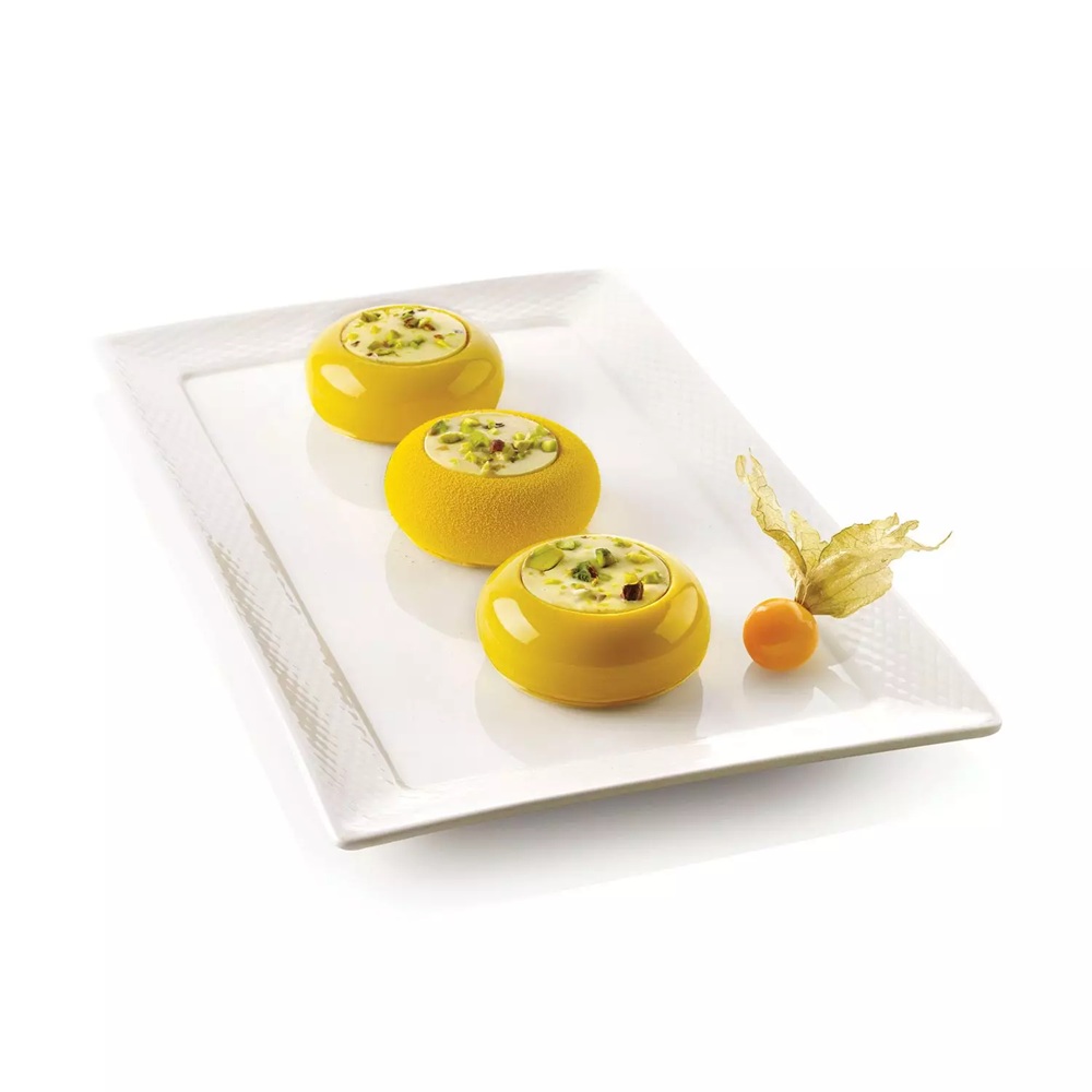 Φόρμα Σιλικόνης Platinum 6 Θέσεων Ø70x30mm 90ml Mini Dot Silikomart 26.265.13.0065 - 3