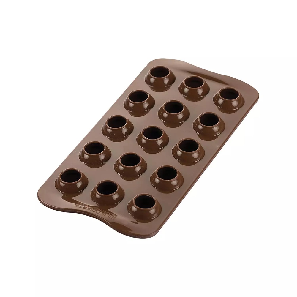 Φόρμα Σιλικόνης Platinum 15 Θέσεων Ø25x22mm 8ml Tartufino SCG50 Silikomart 22.150.77.0065 - 2