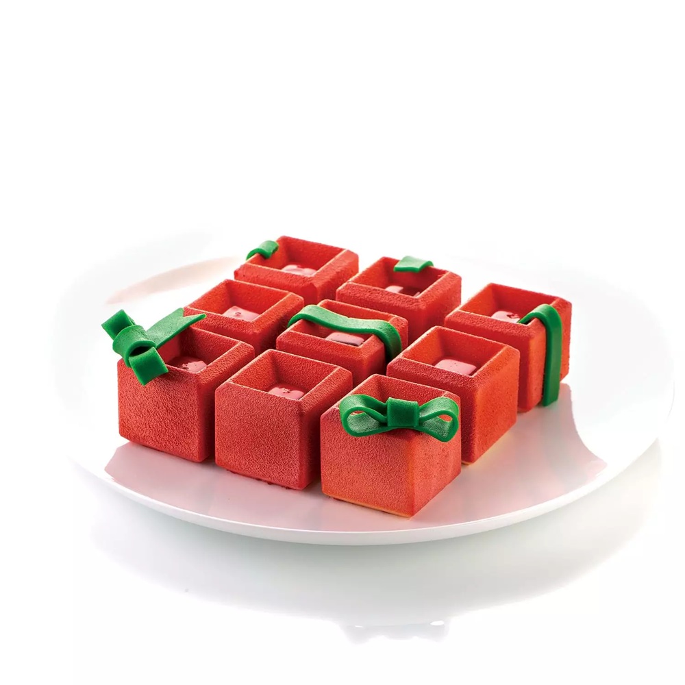 Φόρμα Σιλικόνης Platinum 9 Θέσεων 50x50x50mm 105ml Mosaico Silikomart 26.292.13.0065 - 4