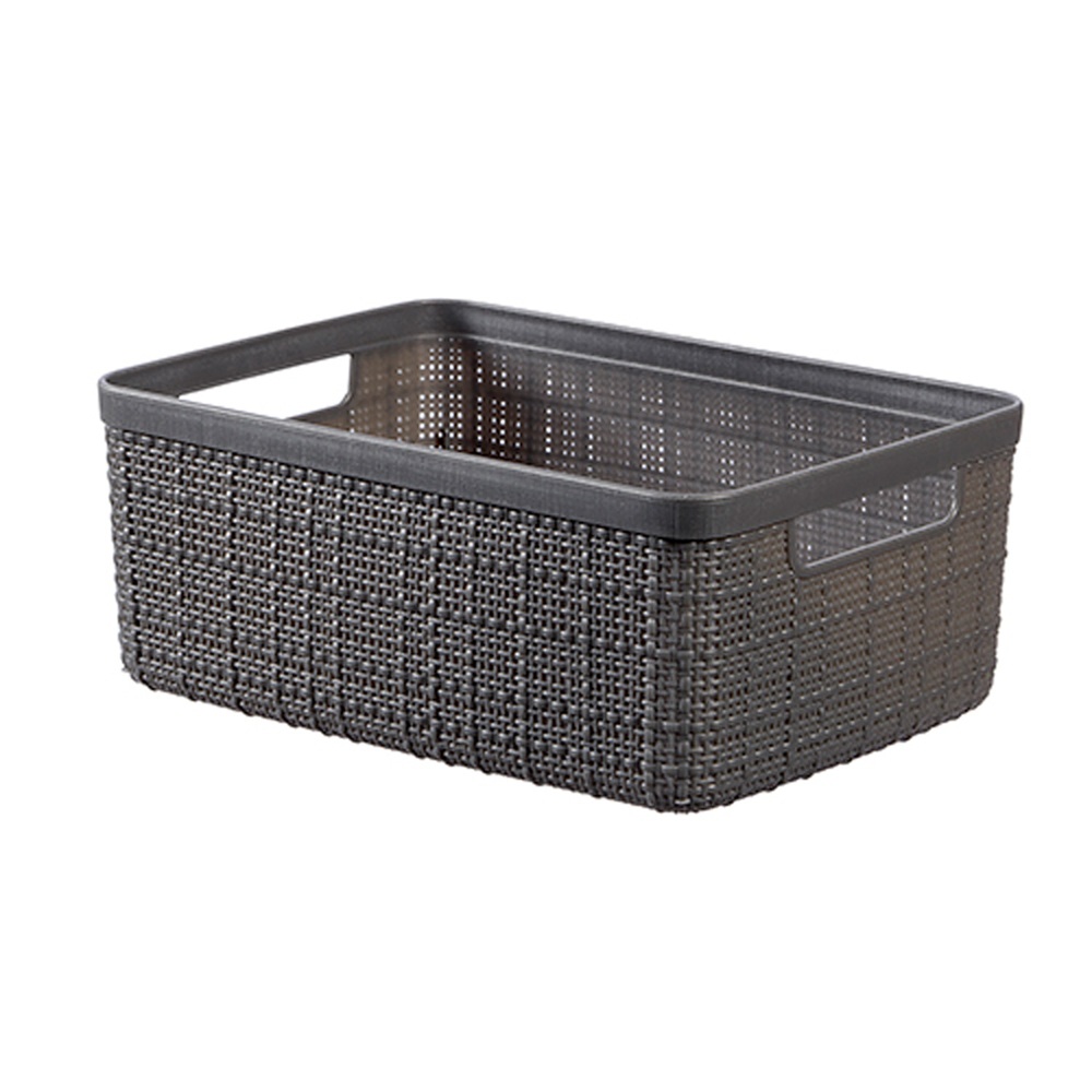 Καλάθι Αποθήκευσης Πλαστικό Jute S 27x20x11cm Γκρι 5L Curver 21.45712 - 