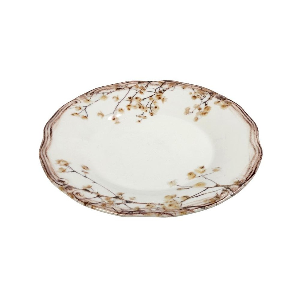 Πιάτο Φαγητού Stoneware Ρηχό Ø27cm Almond Espiel RPR201 - 