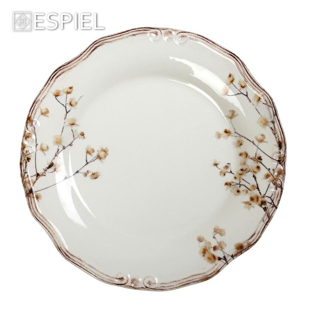 Πιάτο Φαγητού Stoneware Ρηχό Ø27cm Almond Espiel RPR201 - 3