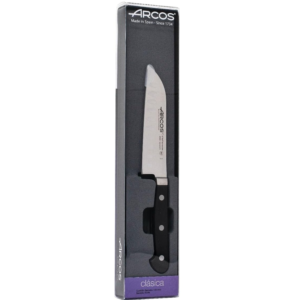 Μαχαίρι Santoku 14cm NITRUM Σφυρήλατο Ανοξείδωτο Ατσάλι Arcos Clásica 256900 - 5