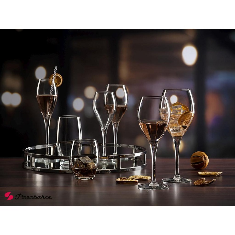 Ποτήρι Γυάλινο Κρασιού 260ml Ø7,7xH21,5cm Monte Carlo Pasabahce SP440090K6 - 2