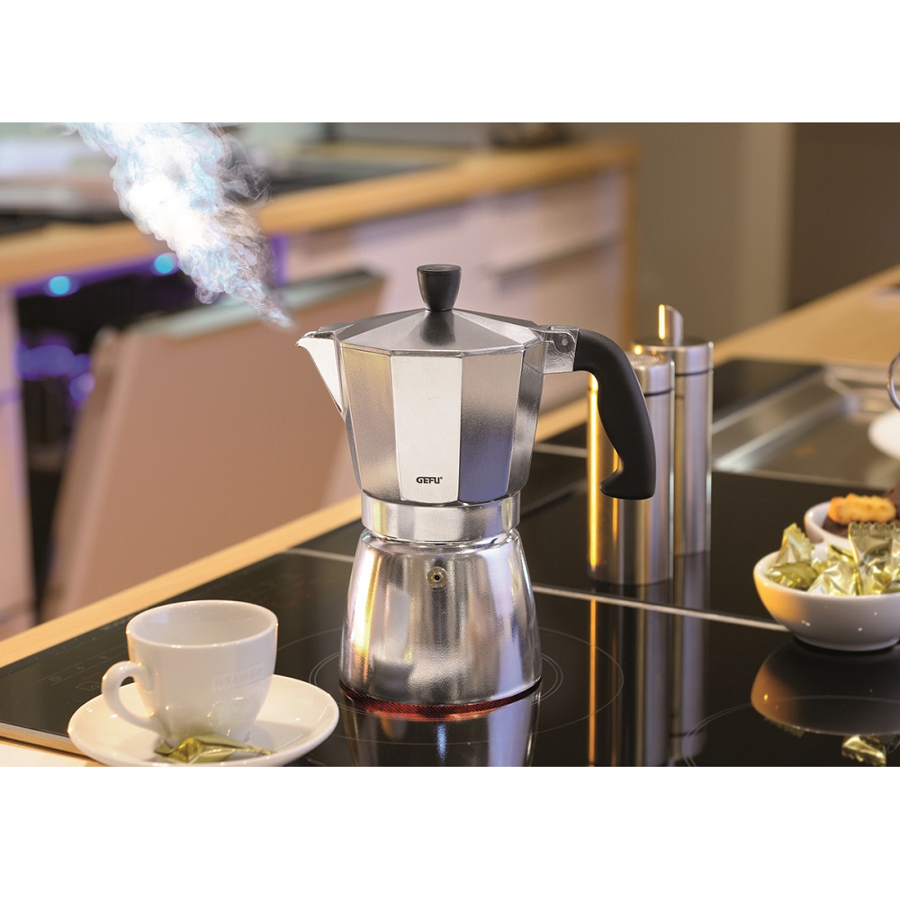 Μπρίκι-Παρασκευαστής Espresso 3Cups Αλουμινίου Lucino Gefu 16070 - 2