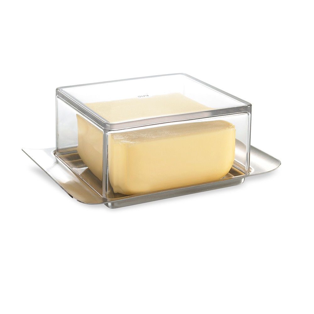 Δοχείο Βουτύρου 125gr 14x8x5,2cm Ανοξείδωτο/Πλαστικό Brunch Gefu 33621 - 1