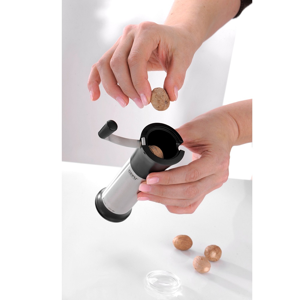 Μύλος Μοσχοκάρυδου Ø5xH14,5cm Ανοξείδωτος/Πλαστικός Moscata Gefu 34670 - 4