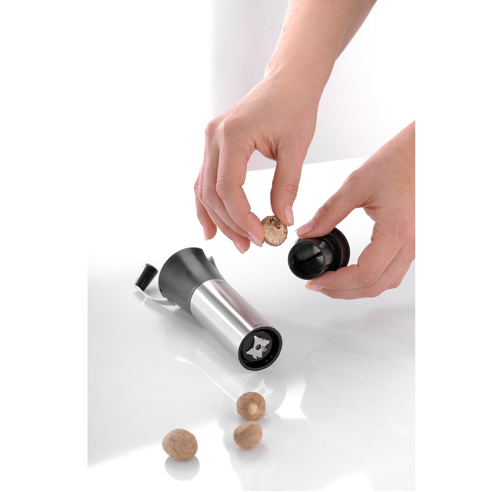 Μύλος Μοσχοκάρυδου Ø5xH14,5cm Ανοξείδωτος/Πλαστικός Moscata Gefu 34670 - 5
