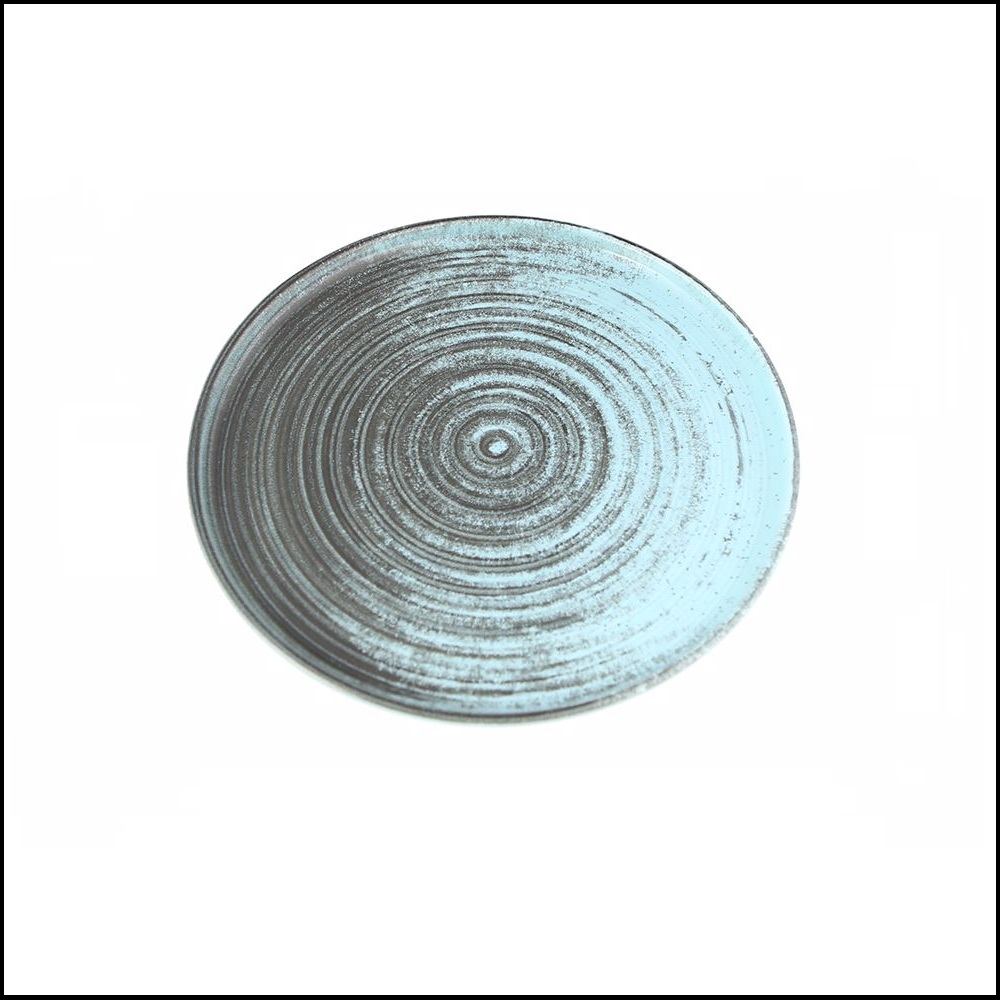 Πιάτο Step Στρογγυλό Ρηχό Πορσελάνης Φ27cm Lykke Turquoise Porland 18AC27Tur - 1
