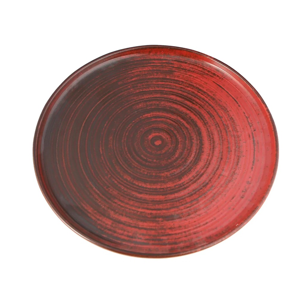 Πιάτο Πορσελάνης Alumilite Κόκκινο Ø27cm Lykke Ethos Porland 04ALM005782 - 2