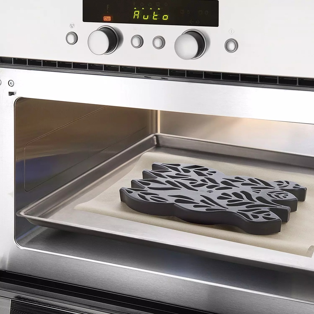 Κουπ Πατ Σιλικόνης Platinum Leaves 240x150x20mm Silikomart VoilÀ Cookie 53.151.20.0065 - 3