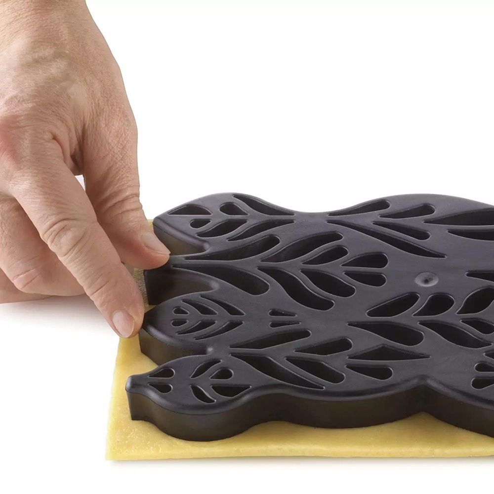 Κουπ Πατ Σιλικόνης Platinum Leaves 240x150x20mm Silikomart VoilÀ Cookie 53.151.20.0065 - 4