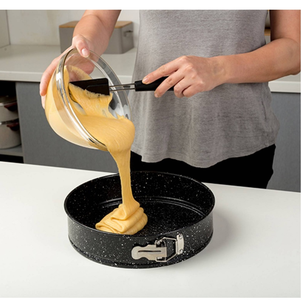 Φόρμα Κέικ Ατσάλινη Αποσπώμενη Φ22cm 2,2Lt Αντικολλητική Nature Nava 10-103-020 - 2