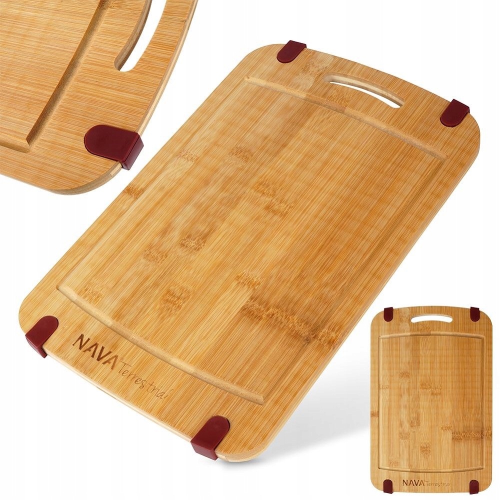 Επιφάνεια Κοπής Bamboo 40x25,5x1,5cm Terrestrial Nava 10-107-003 - 4