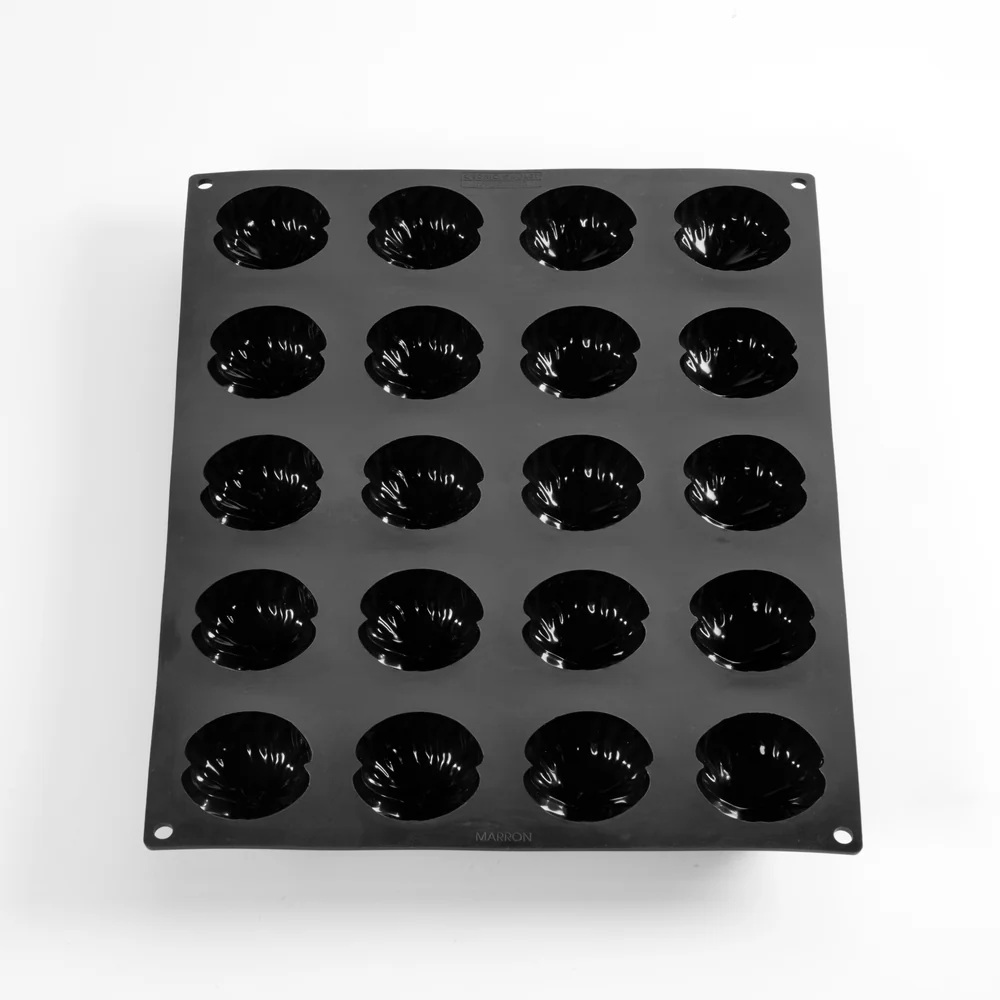 Φόρμα Σιλικόνης Pavoflex Marron Ø60x35mm 20 Θέσεων 65ml Pavoni PX4357 - 1