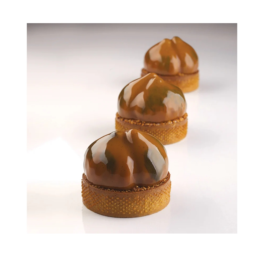 Φόρμα Σιλικόνης Pavoflex Marron Ø60x35mm 20 Θέσεων 65ml Pavoni PX4357 - 4