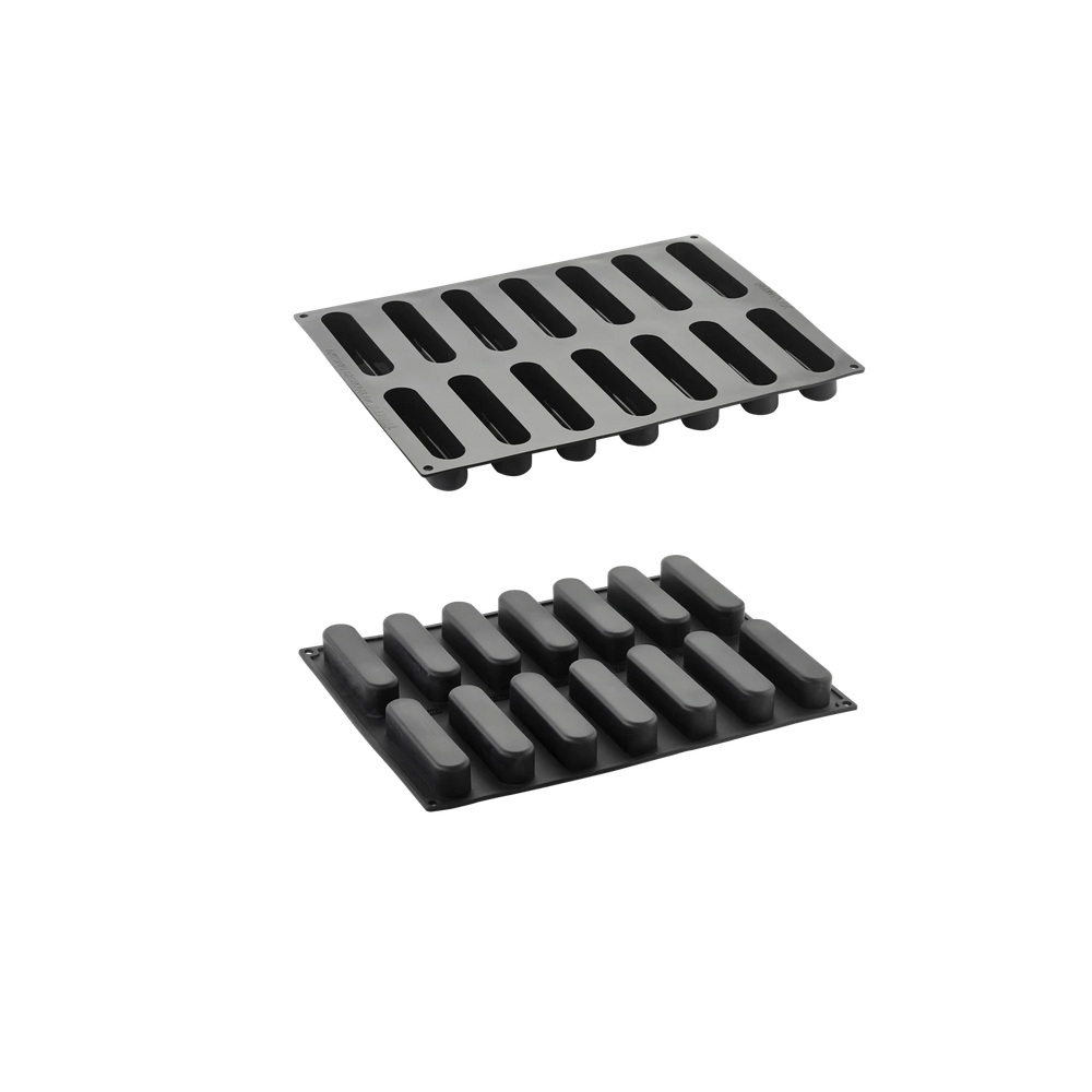 Φόρμα Σιλικόνης Pavoflex Pastel 3D 125x28x28mm 14 Θέσεων 90ml Pavoni PX4353 - 1