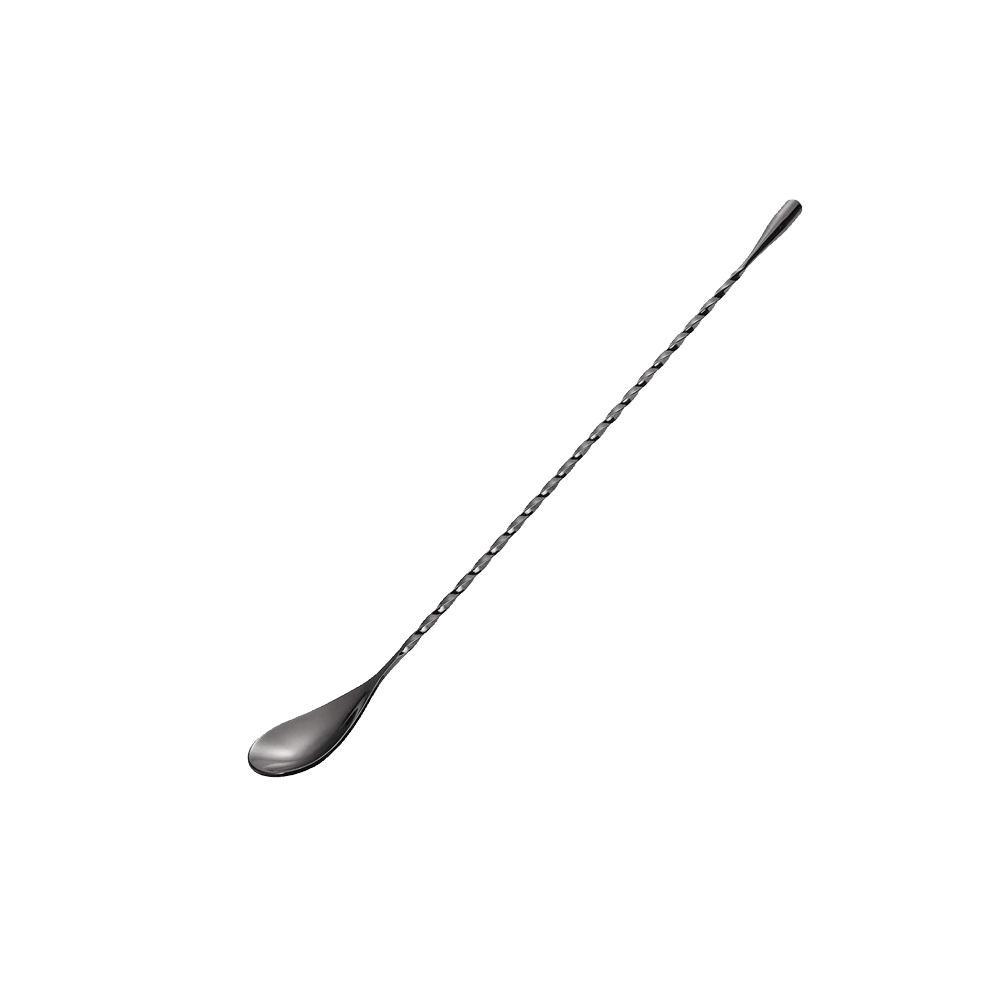 Κουτάλι Bar Ανοξείδωτο Μαύρο 30cm Novatex 07-312 - 